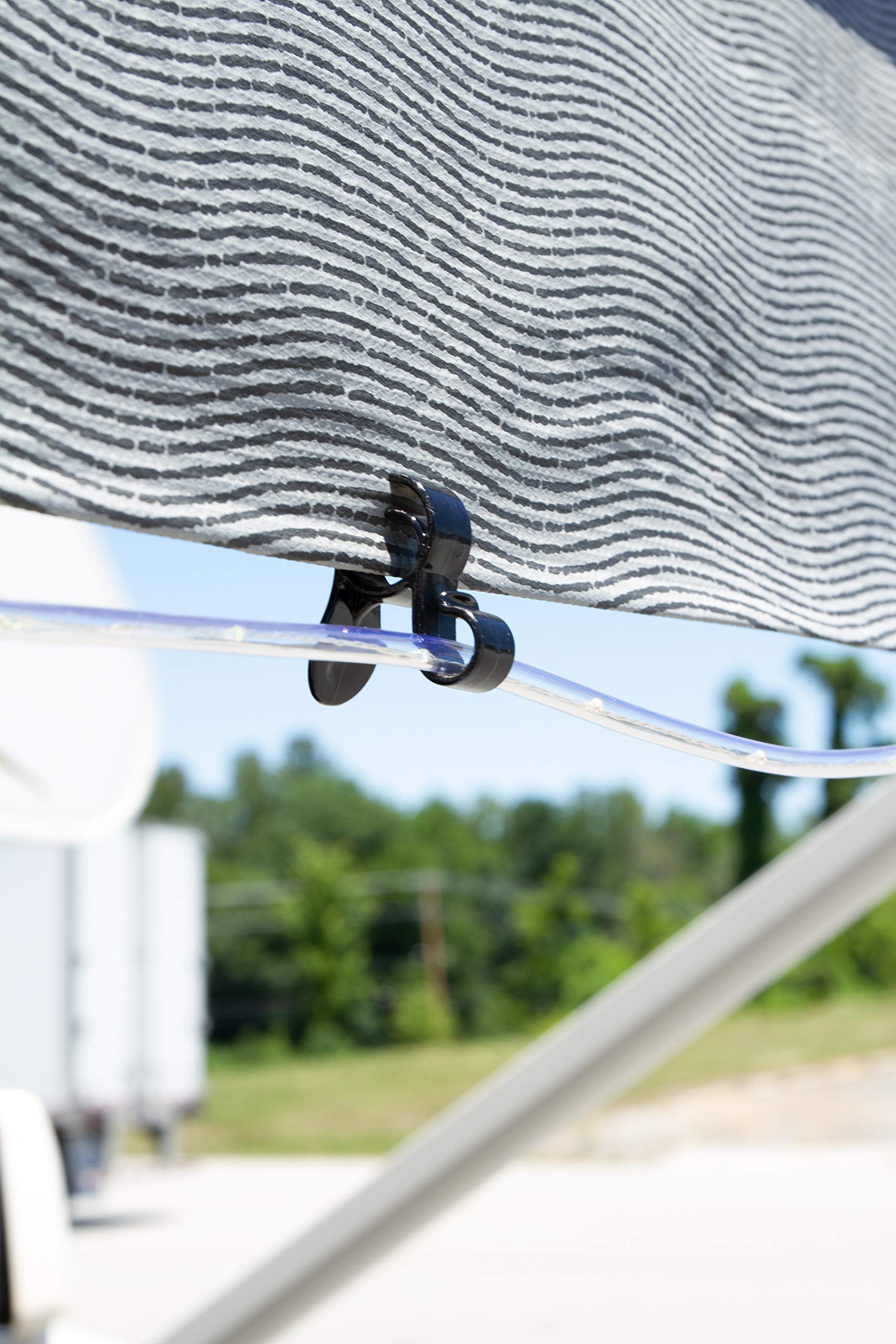 Camco Clip Per Tenda Da Camper (10 Pezzi) – Aggancia Luci E Feste Alla Mantovana – Resistente UV - 3
