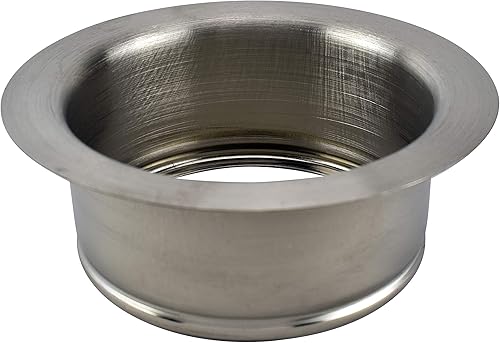 Miniatura 4 de Plumb Pak K5417DSBN Brida y tapón universal para eliminación de basura, se adapta a aberturas estándar de 3-12 pulgadas, níquel cepillado