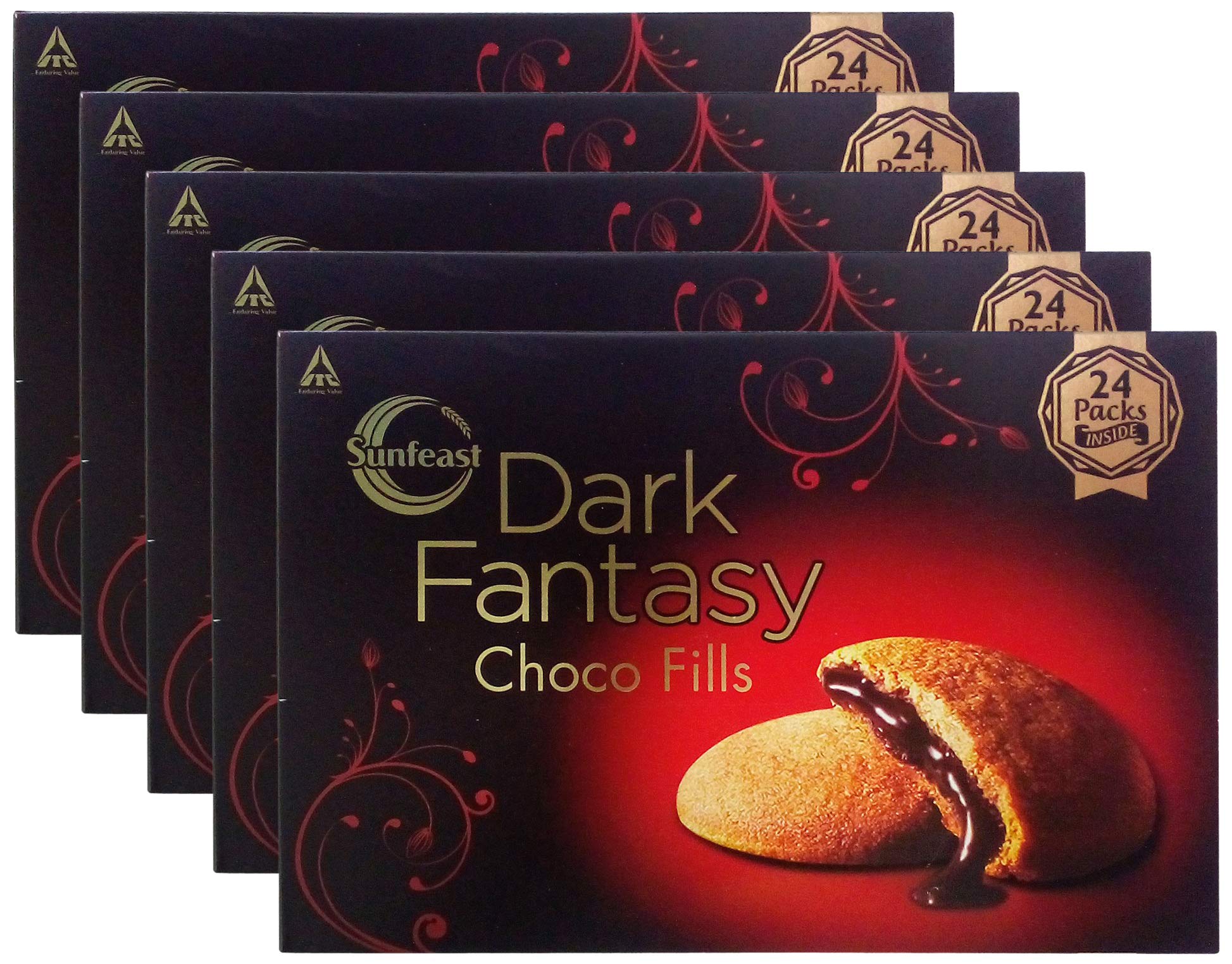 More Combo - Sunfeast Dark Fantasy Biscuits - Choco Fills, 300g (Pack of 5) Promo Pack (B07NZ16DR2) Amazon Price History, Amazon Price Tracker
