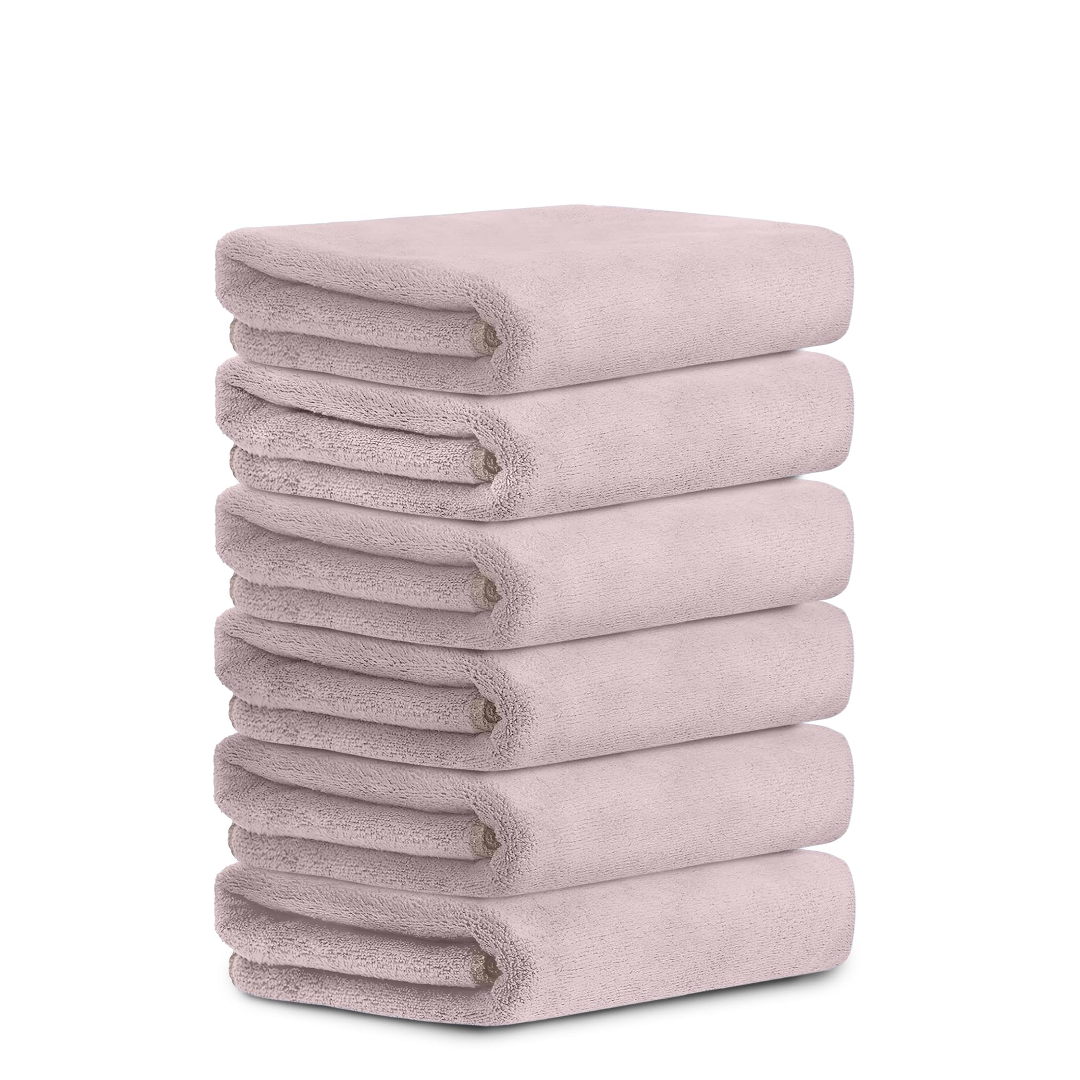 HOUSSE Premium Hand Towel | Microfiber | Super Soft & Quick Dry | Home, Gym, Yoga, Fitness & Weight Lifting | Ultra Absorbent | 450GSM, 60x40cm [6-Pack] (Atmosphere)-image-20