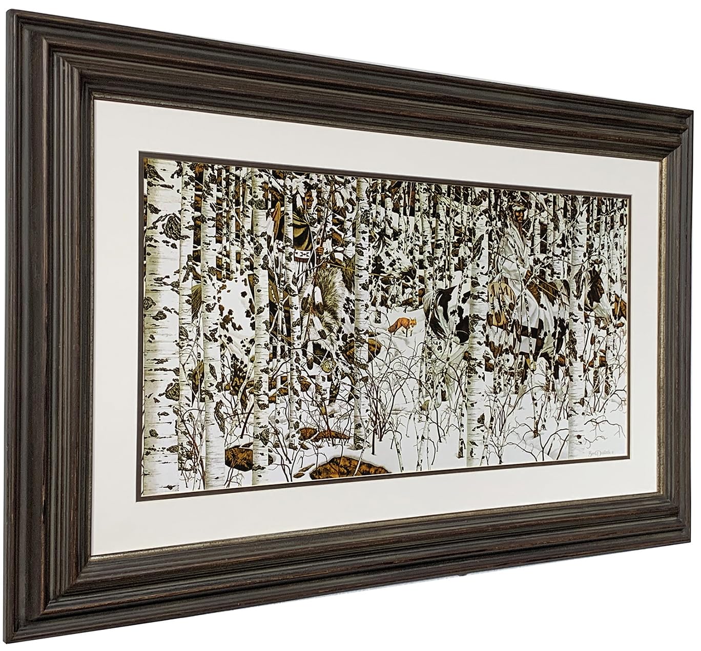 Amazon.com: Bev Doolittle Woodland Encounter Matted and Framed