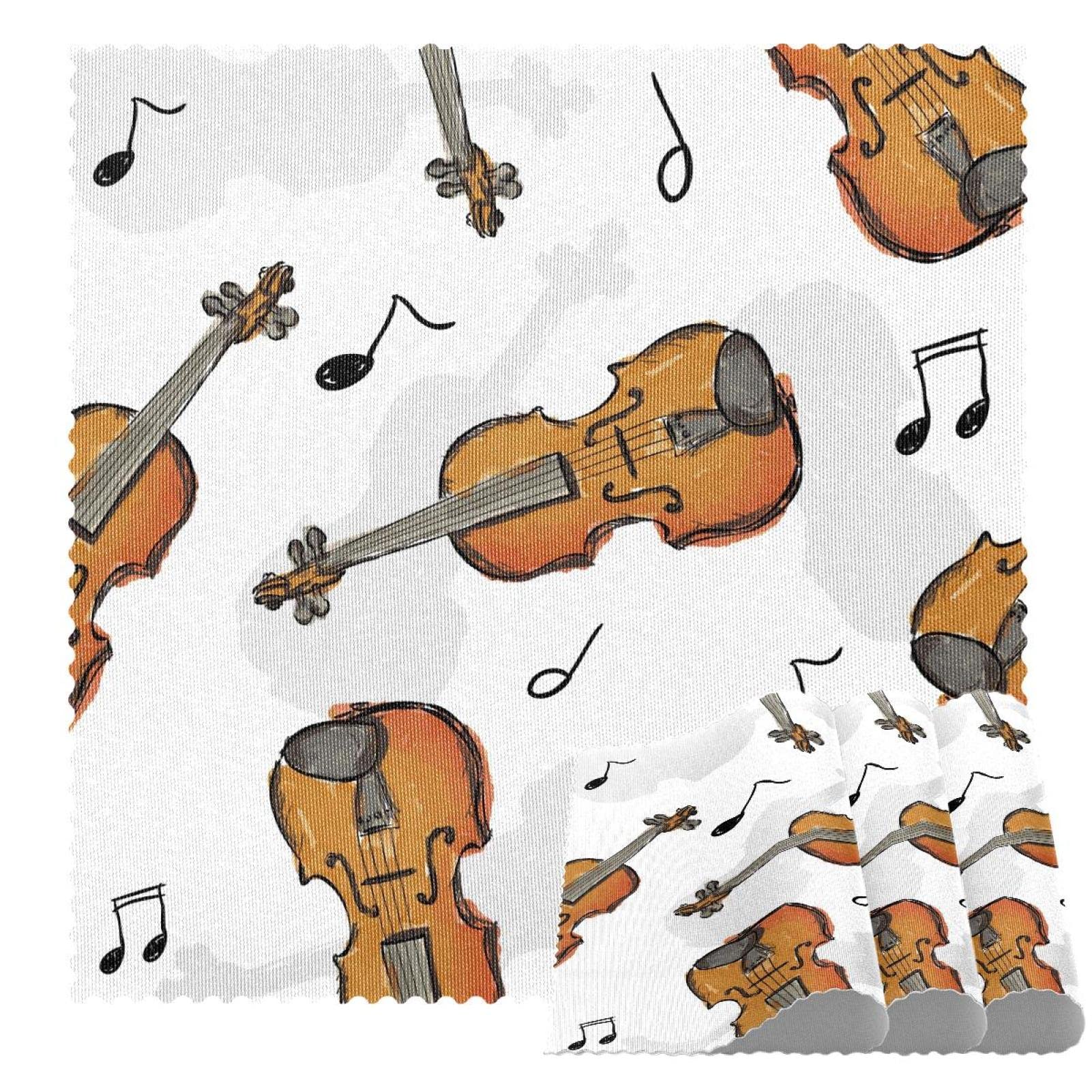 Sets de table violon idée cadeau pour musicien et passionné lot de 4