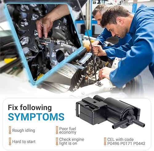 Miniatura 5 de BlueStars 911-707 K5T49090 Válvula de solenoide de vacío de recirculación de gases de escape – Compatible con Mazda 626 929 Millenia MPV MX-6