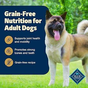 Blue Buffalo Freedom Grain-Free Healthy Weight Dry Dog Food, Complete & Balanced Nutrition for Adult Dogs, Made in the USA with Natural Ingredients, Chicken & Potatoes, 24-lb Bag