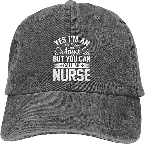 Miniatura 8 de Yes I M an Angel But You Can Call Me Nurse Nurse Baseball Cap for Men Women Hats Cotton Trucker Caps Adjustable Dad Hat