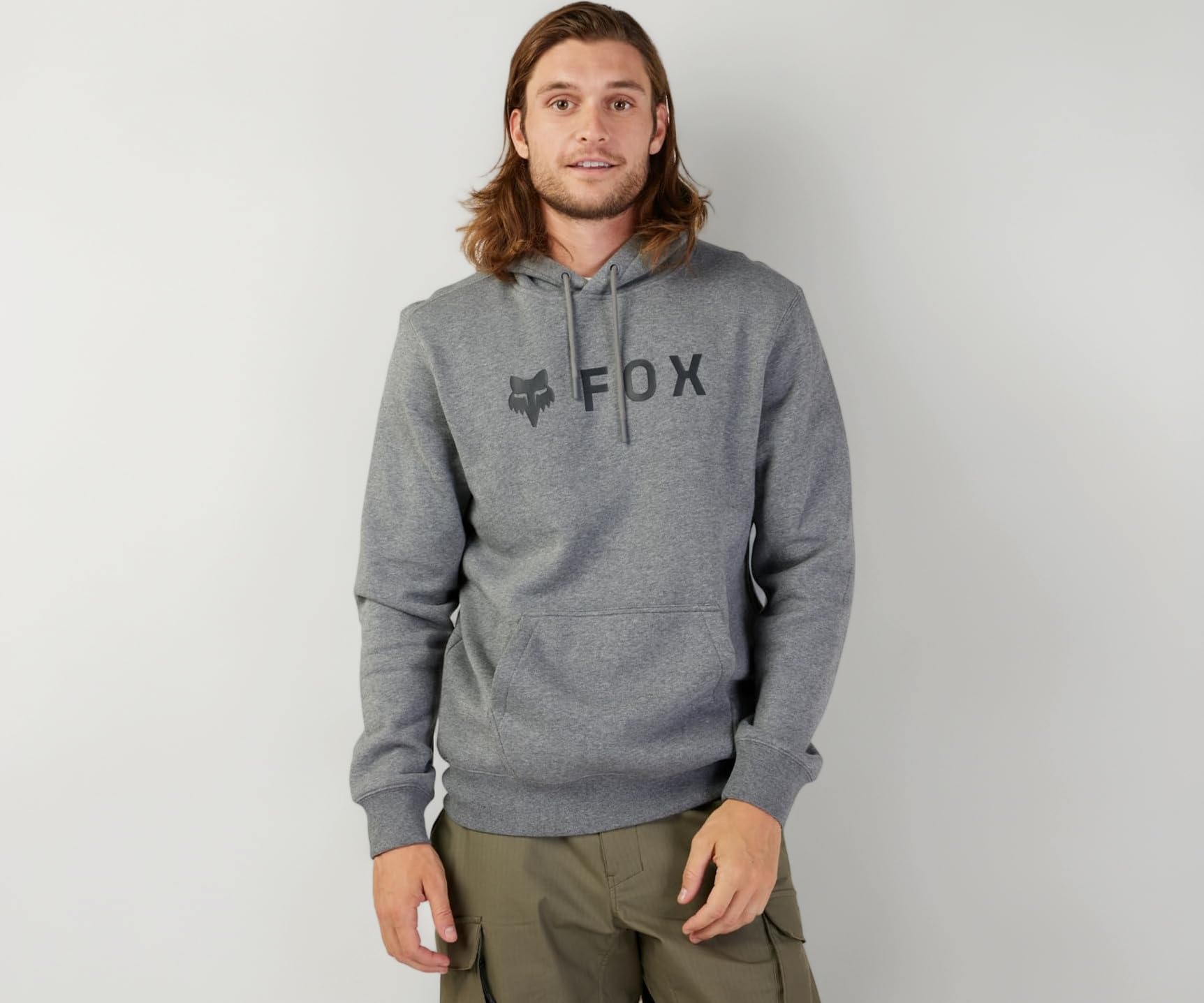 ABSOLUTE FLEECE PO, HEATHER GRAPHITE, Large