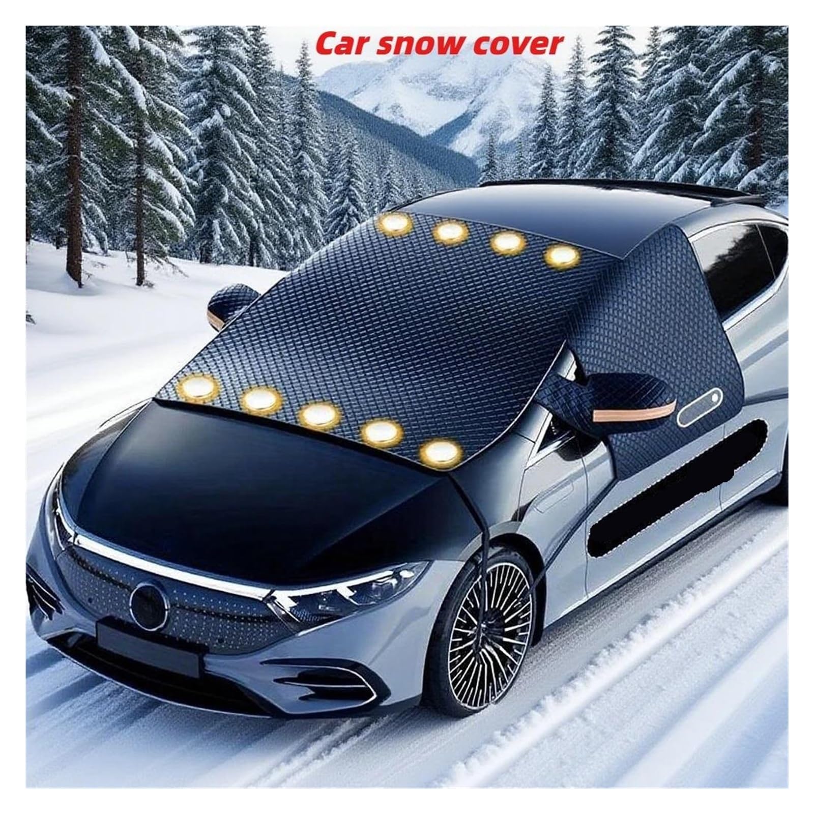 Telo Parabrezza Auto Antigelo Parabrezza per Auto Parasole per Neve Protezione per Parabrezza Anteriore Copertura per Parabrezza Estivo E Invernale Parasole A Doppio Uso