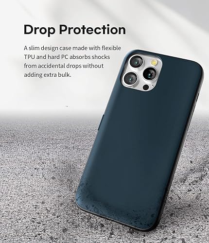Miniatura 7 de GOOSPERY Parachoques magnético para puerta compatible con iPhone 13 Pro, tarjetero tipo cartera, cierre automático, protección de doble capa Negro