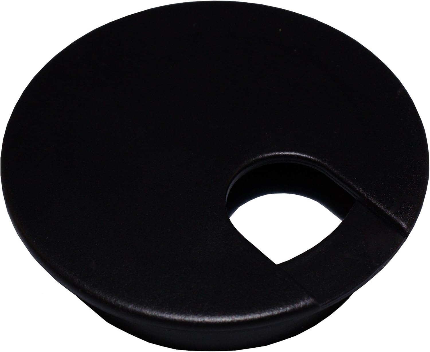 1 Desk Cord Cable Wire Grommet Black 21/2" 1031
