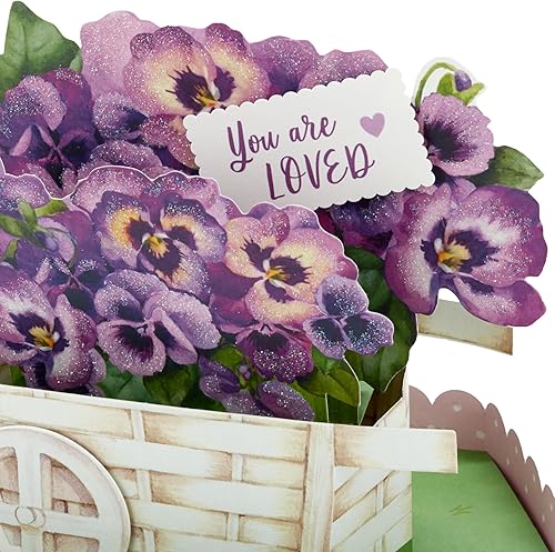 Miniatura 5 de Hallmark Paper Wonder - Tarjeta desplegable para el día de la madre (carrito de pensamientos) para cumpleaños para ella, primavera, cualquier ocasión