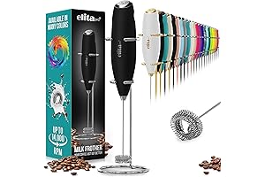 Elita Pro Upgraded Milk Frother, Handheld Electric Coffee Frother