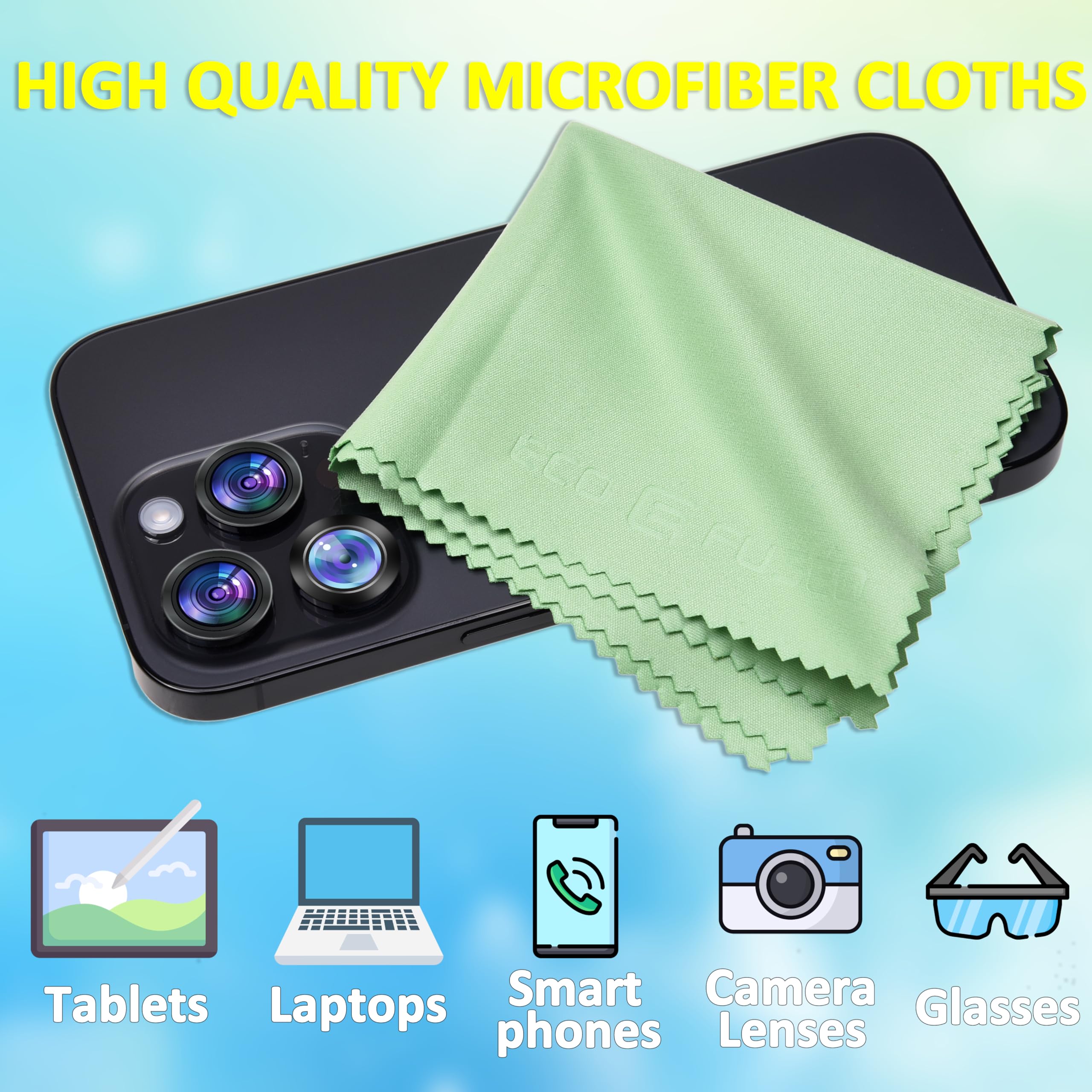 Paño De Microfibra Grande Para Limpieza De Pantallas Y Lente | Meses