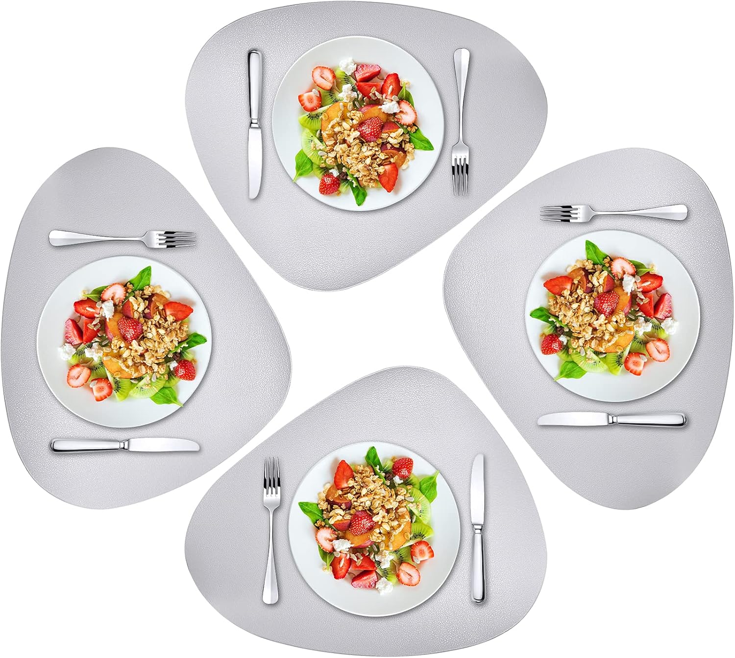 Herda Placemats Set of 4 for Dining Table Mats Place Mats