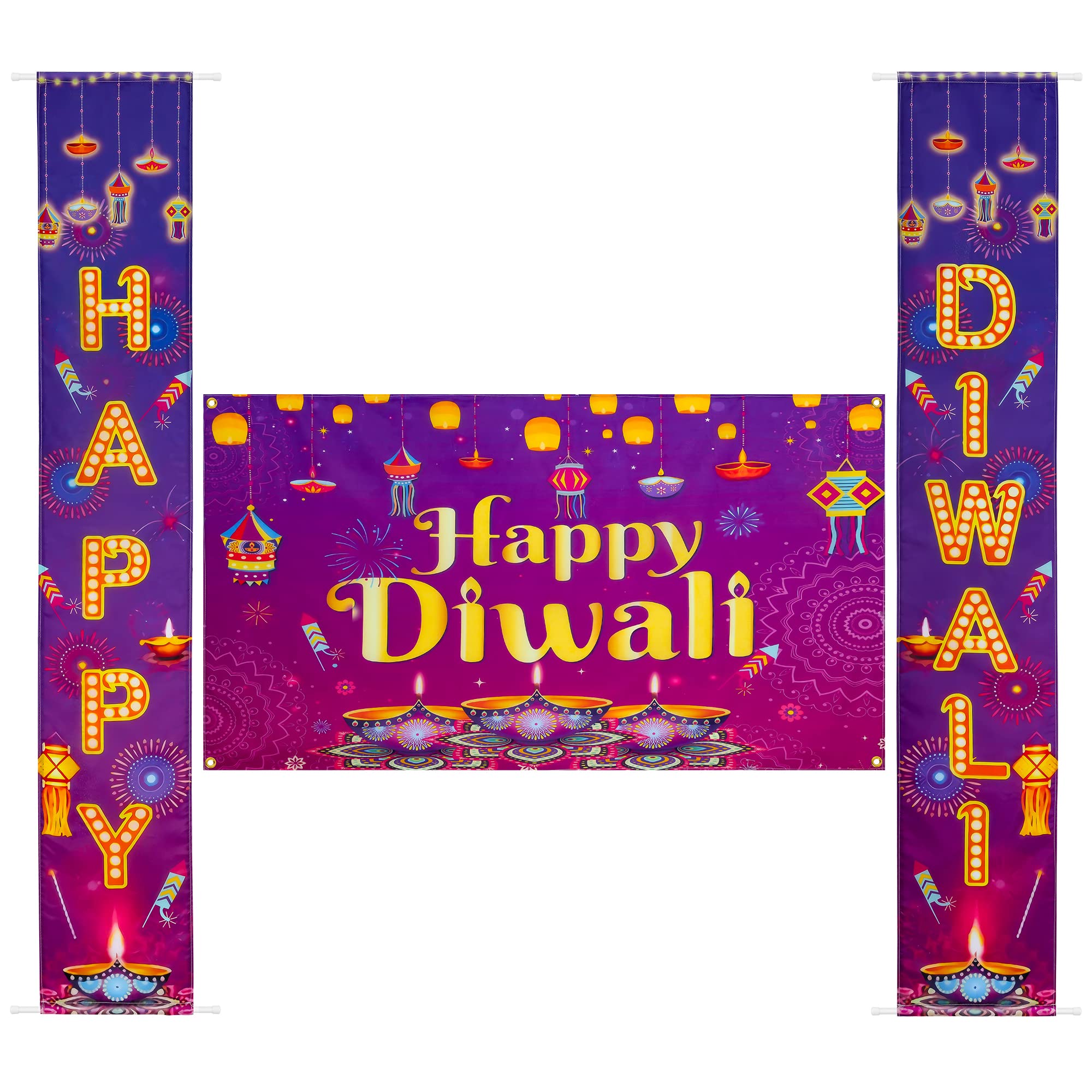Buy Diwali Decorations for Home, Happy Diwali Banner & Diwali Backdrop