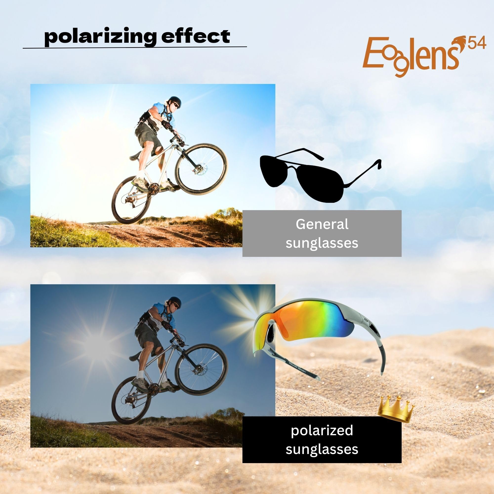 Gafas de sol de ciclismo para deportes al aire libre, fotocromáticas o polarizadas, para hombres y mujeres, marco TR90, protección UV