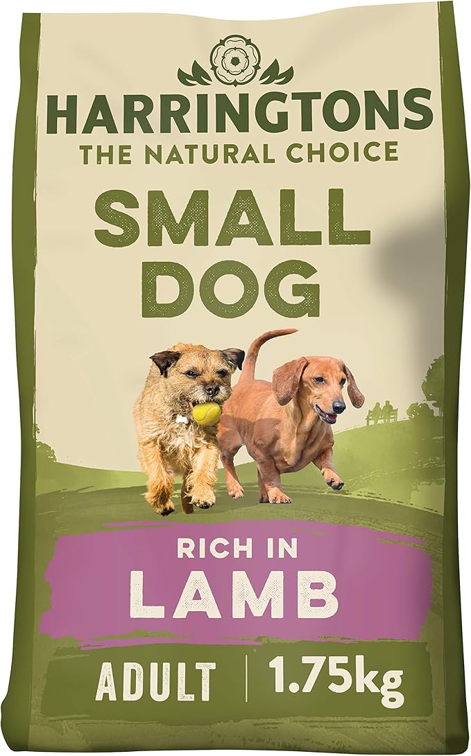 Harringtons Complete Small Dry Dog Food Lamb & Rice 4x1.75kg Made