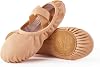 SANGEESON Womens Ballet Shoes Stretch Canvas Dance Slippers