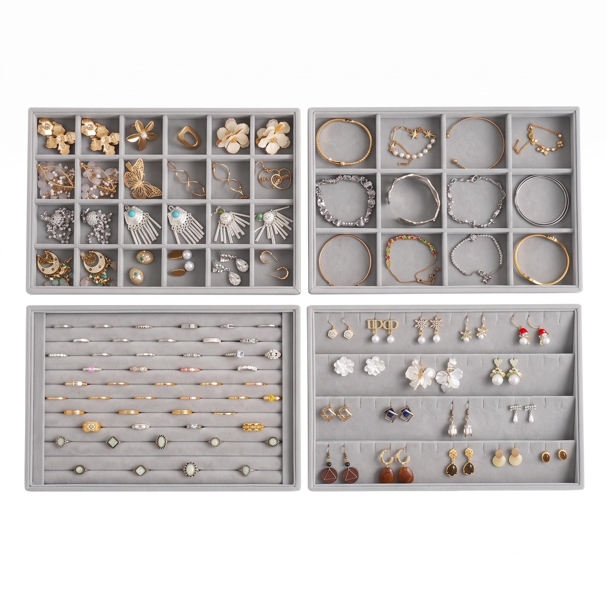 Frebeauty Schmucktablett-Organizer-Set