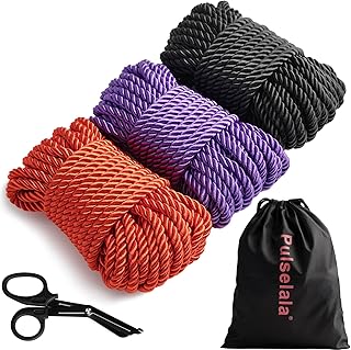Kit de Corde Japonaise pour Jeux – Idéal pour Débutants et Experts, Corde Douce et Soyeuse, Parfaite pour Nœuds Simples et Complexes – Le Cadeau Parfait pour Couples et Amoureux