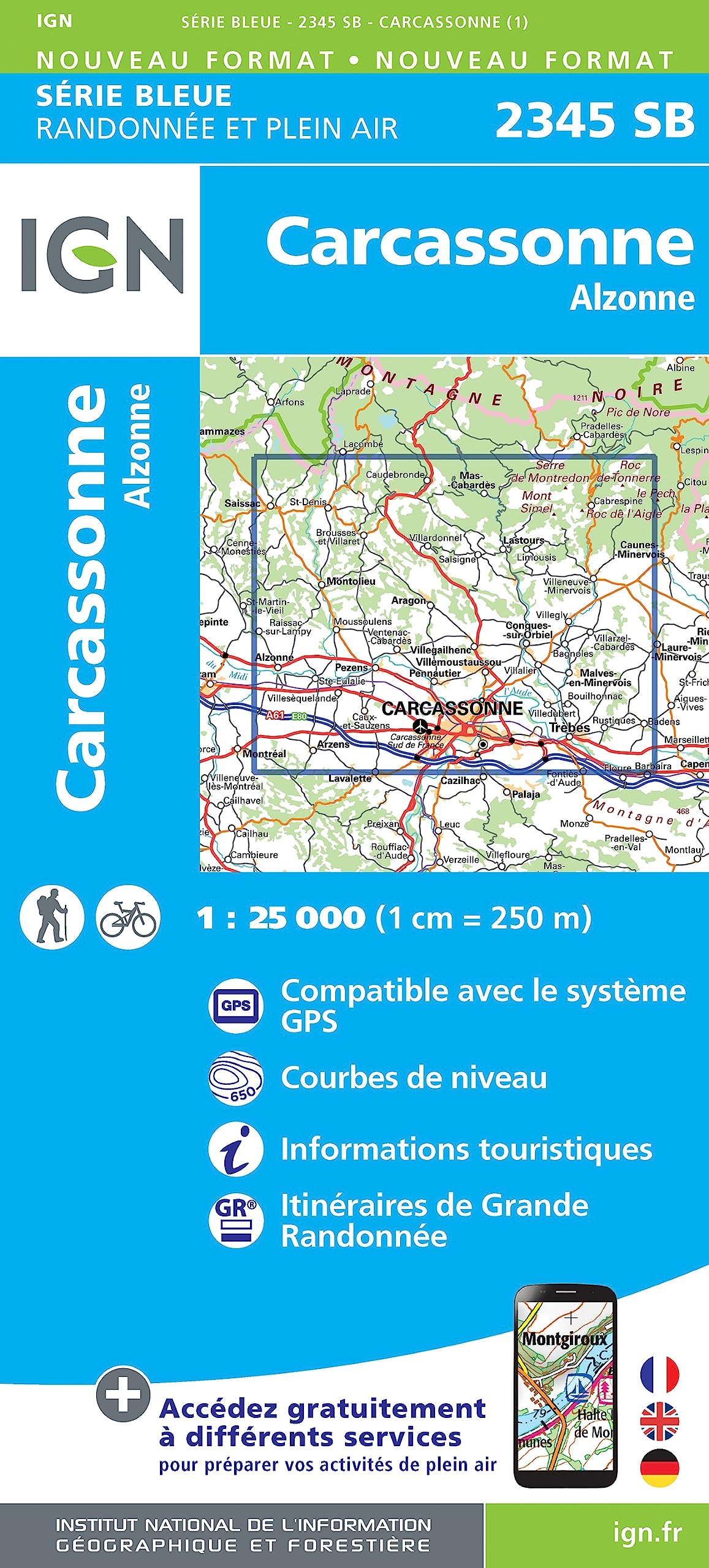Carcassonne / Alzonne: 2345 (Série Bleue)
