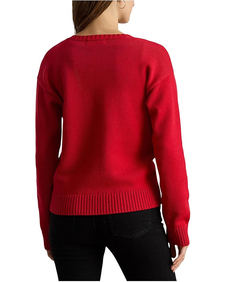 Lauren Ralph Lauren Intarsia-Knit Foxhound Cotton Sweater - #2 of 2