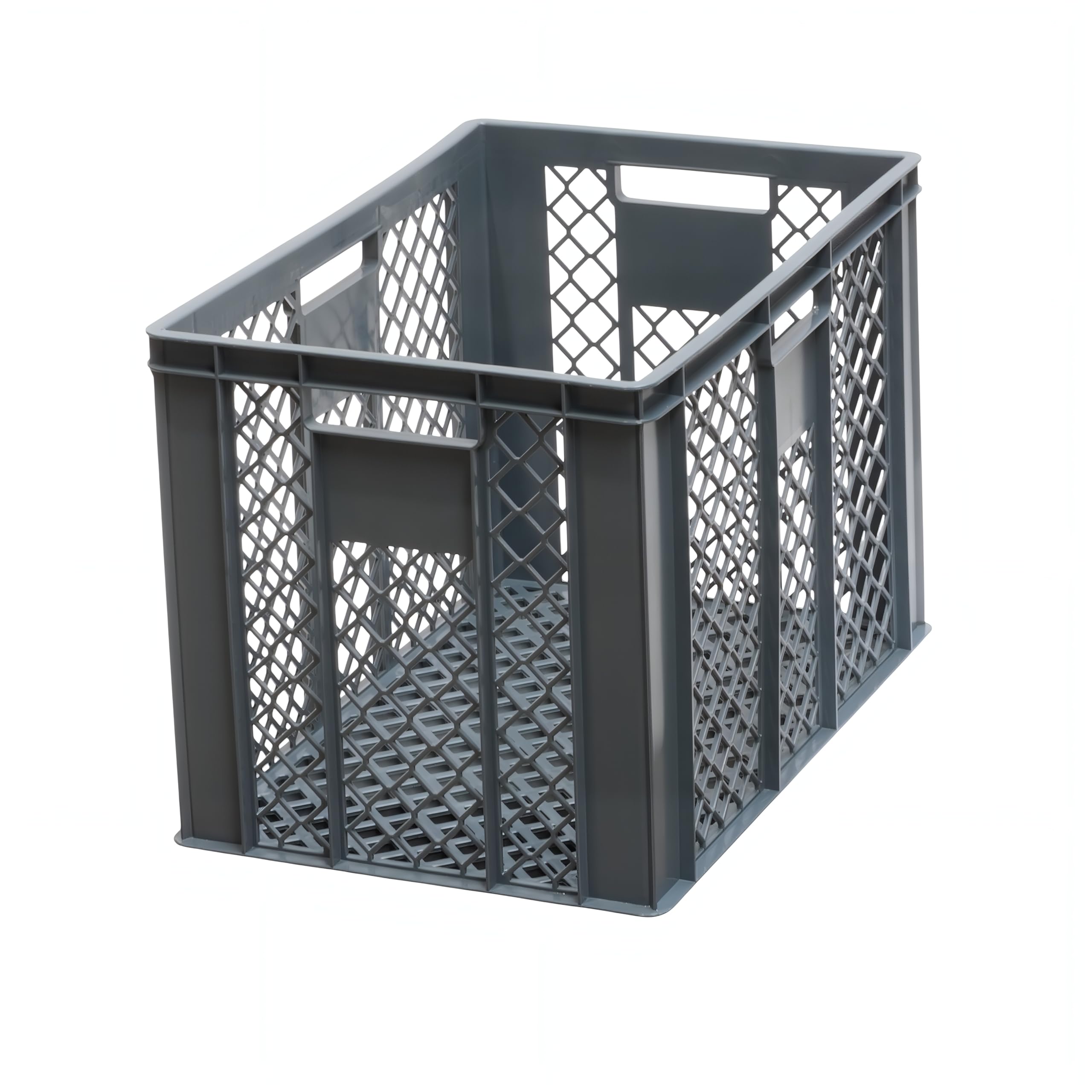 Logiplast 2 Stück Bäckerkisten Brotkisten 600 x 400 x 410 mm in Grau