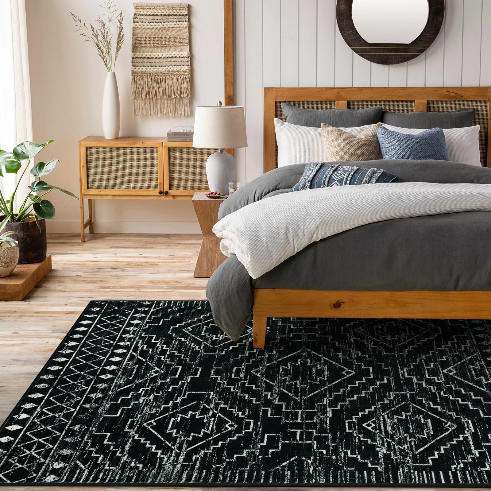 Amazon.com: Wonnitar Moroccan 8x10 Area Rugs for Living Room