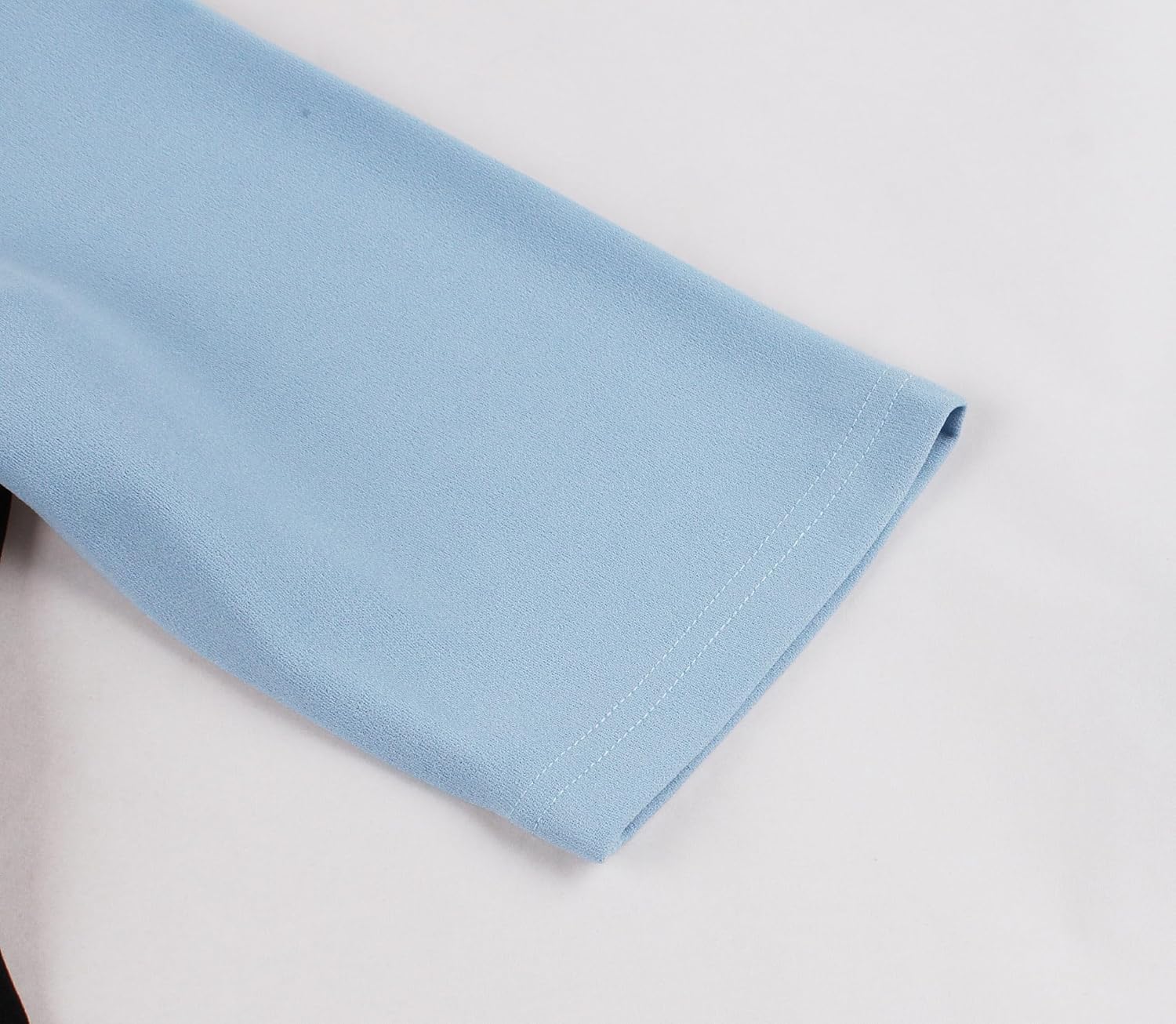 Wellwits Women's Bow Front Faux Shrug Style Half Sleeves Vintage Dress - Image 4