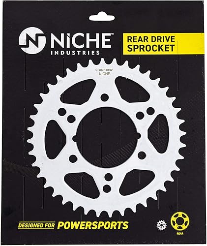 Miniatura 2 de NICHE Piñón de transmisión trasera de 40 dientes de paso 520 para Polaris Trail Blazer Boss 250 325 330 Xplorer 300 1994-2013