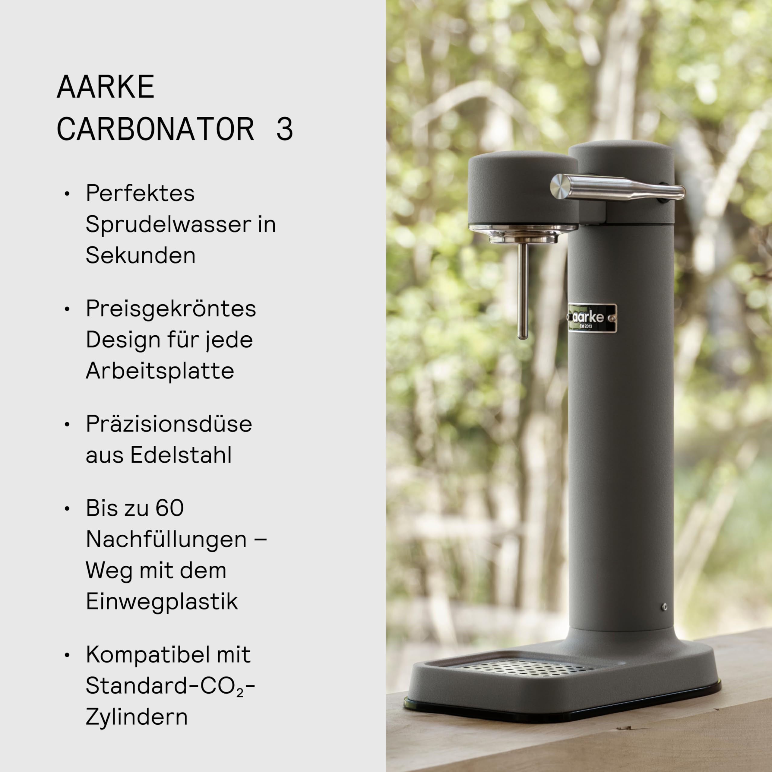 Amazon | aarke カーボネーター 3 (マットグレー