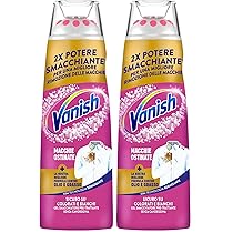Vanish Gel Smacchiante Pre-Trattante, 2X Potere Smacchiante, Contro Macchie Ostinate (Confezione da 2)
