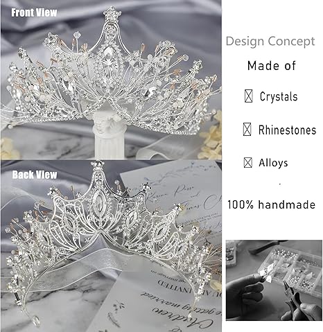 Keloc Lot De 4 Couronnes Gonflables Pour Fête D'anniversaire, Mariage, Coronation King Charles