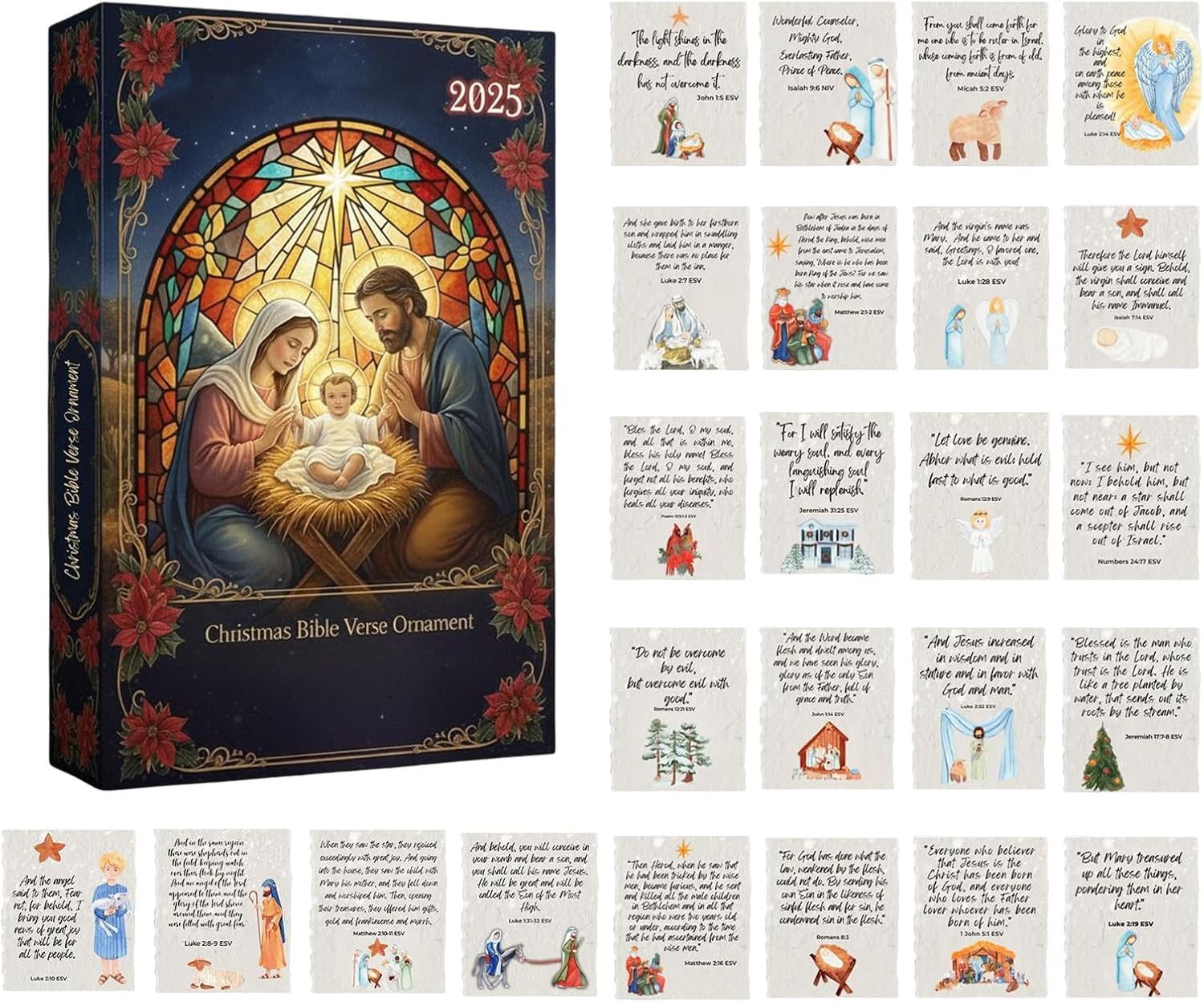 Calendario De Escritorio 2025 Con Versículos Bíblicos Base Cartón Chico Bíblico - Librería Kyrios