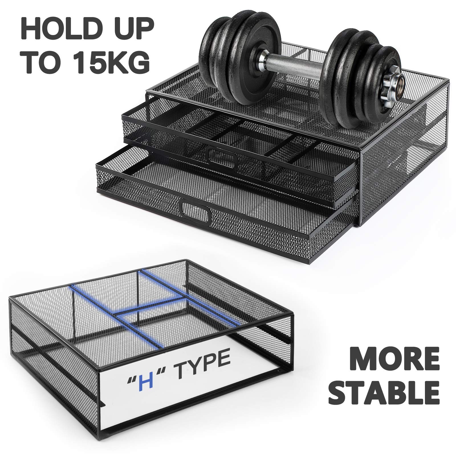 Ripley - SOPORTE ELEVADOR PARA MONITOR CON DOBLE CAJÓN DE