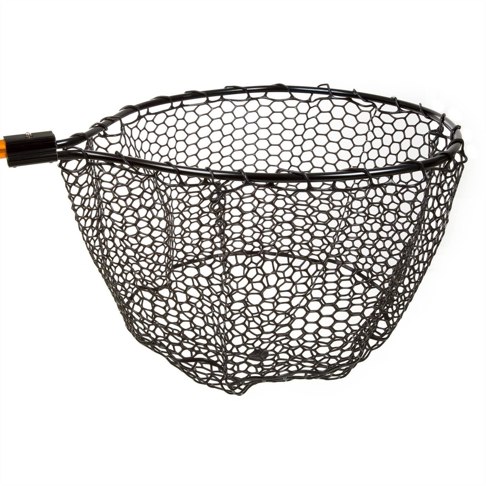 SISWIM Fischkescher Einziehbarer Gummi-Kescher for Angeln mit 35-Zoll-Griff Fischnetz
