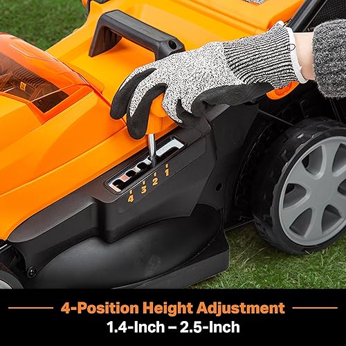 Miniatura 4 de LawnMaster Cortacésped inalámbrico sin escobillas CLMF4815E 48V MAX* de 15 pulgadas con batería de 2X24V MAX* 4.0Ah y un cargador dual