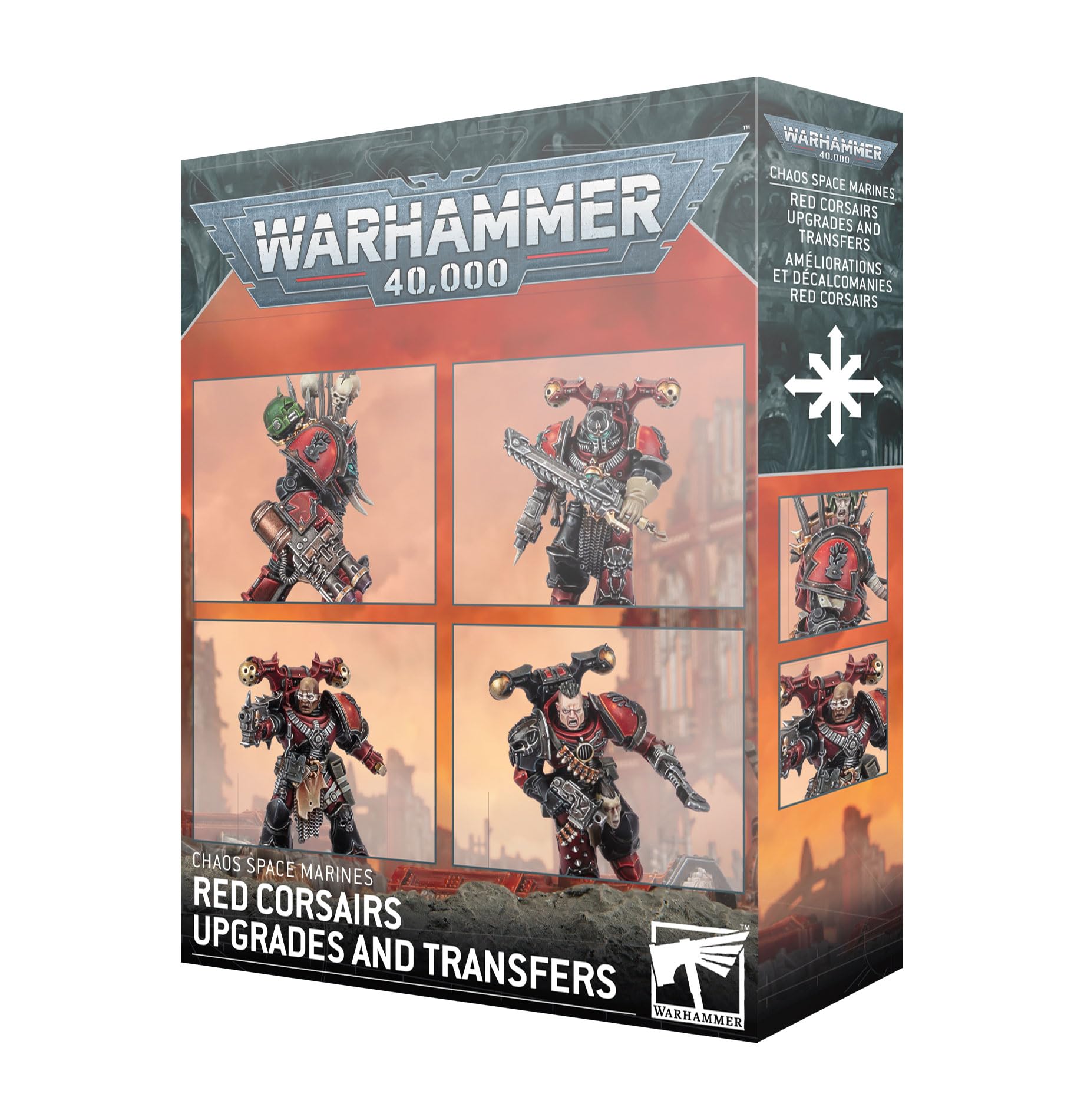 Games Workshop - Warhammer 40,000 - Chaos Space Marines: Red Corsairs Upgrades & Transfers