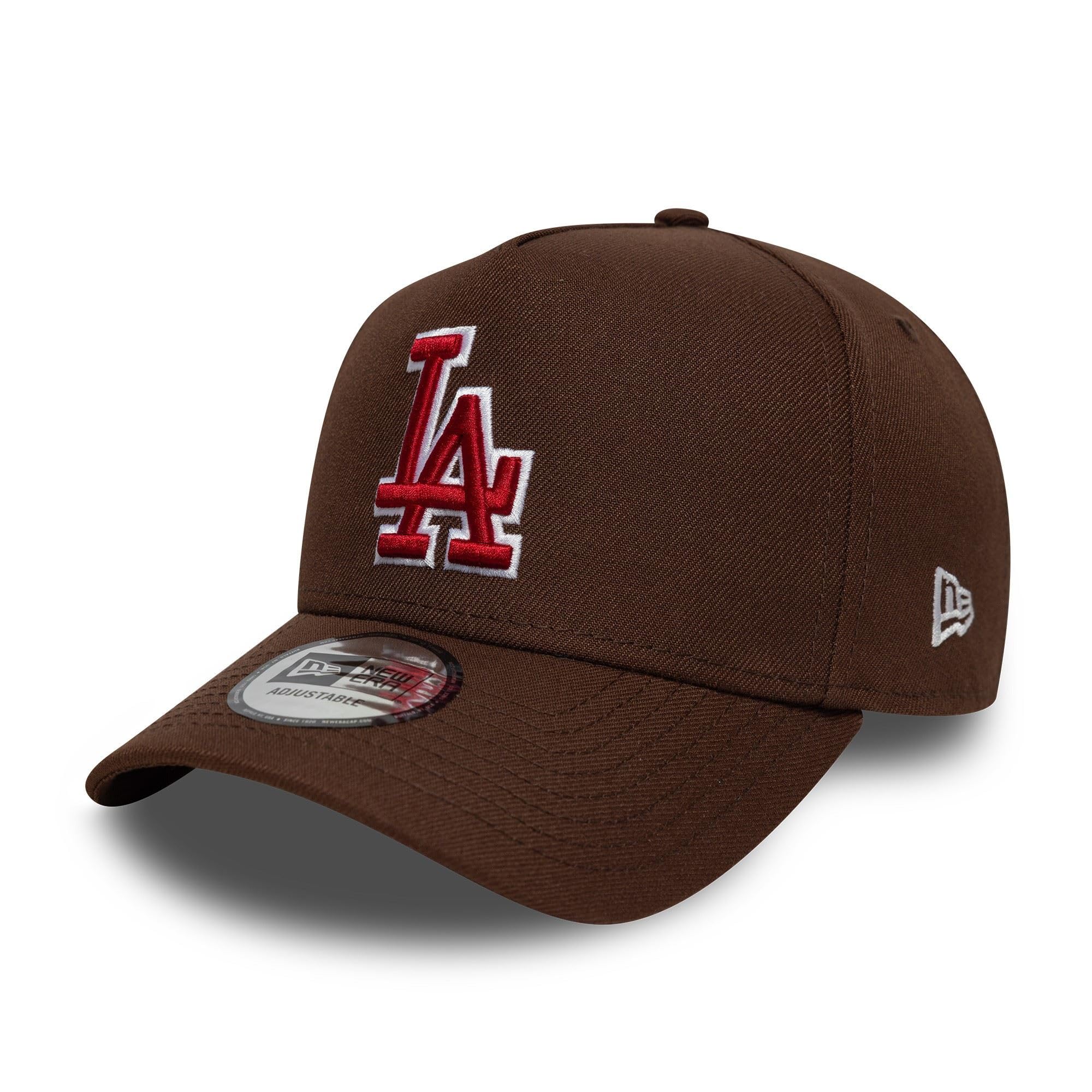 New Era Los Angeles Dodgers MLB Rear Script 9Forty E-Frame Cap Brown
