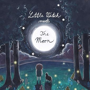 Little Witch Meets The Moon Magical Bedtime Story for Girls and Boys with Beautiful Illustrations and 5 Coloring Pages