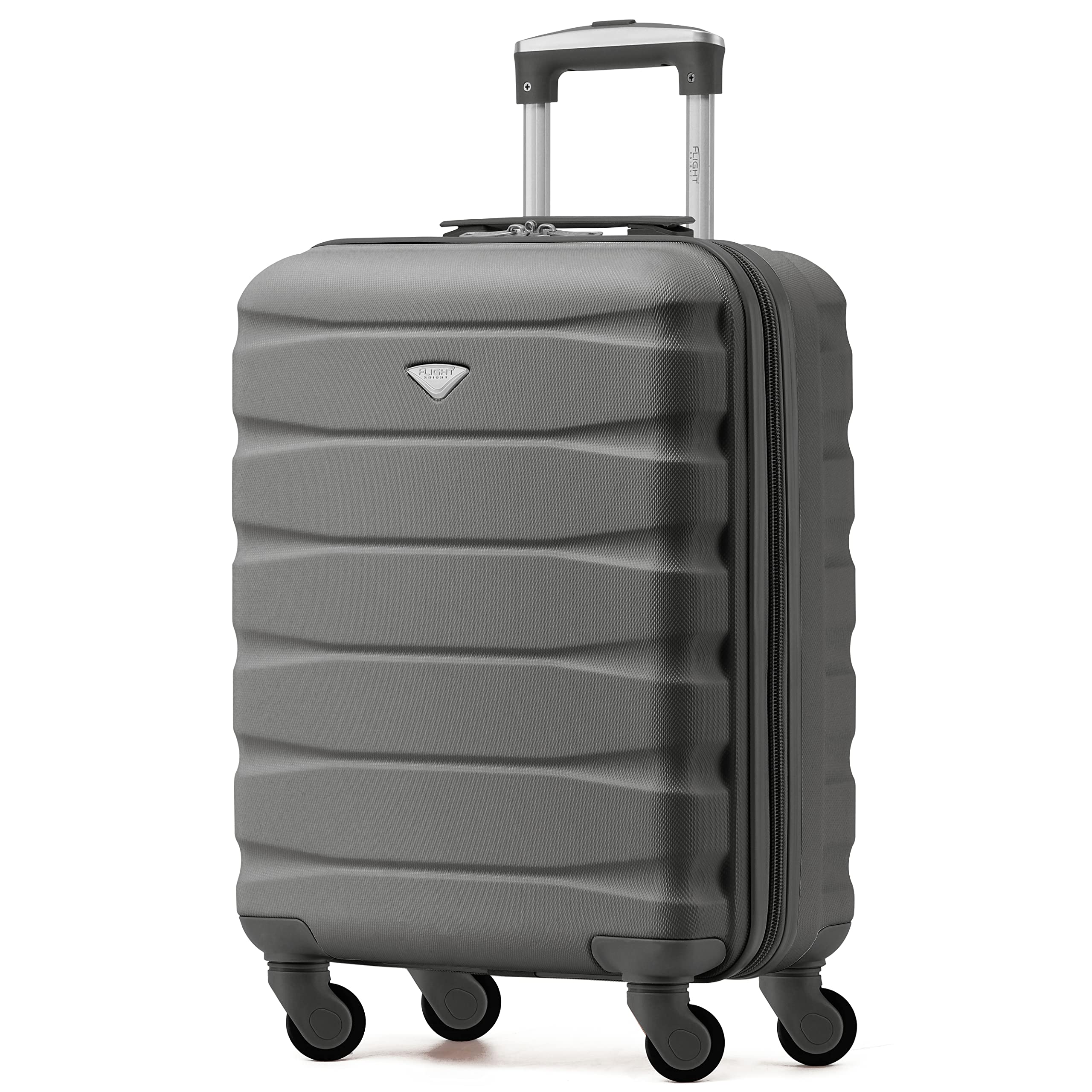 Flight Knight Lightweight 4 Wheel ABS Hard Case Medium Suitcase Approved for Over 100 Airlines Including easyJet, British Airways, Ryanair, Jet2, Emirates & Many More - Check-in Medium Size 25" — view 222