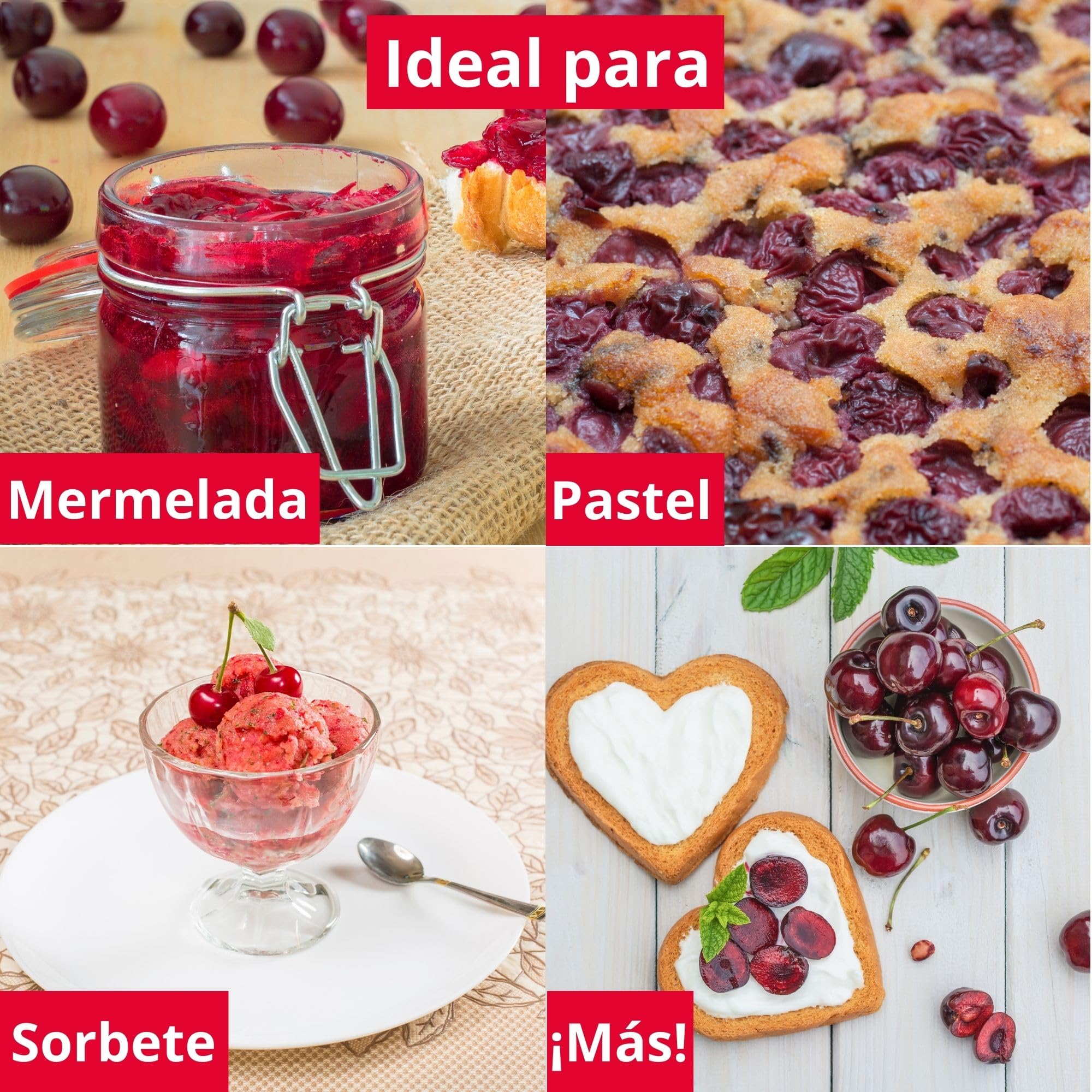 Westmark Deshuesador de Cerezas, Herramienta de Aluminio para Deshuesar Cerezas