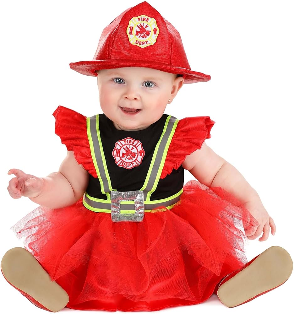 Amazon.com: Fun Costumes Infant Firefighter Costume Dress - Baby Fire Chief Frilly Skirt Reflective Tape Uniform Outfit, Dress & Helmet - 0/3 Months - Red : Clothing, Shoes & Jewelry Amazon.com: Fun Costumes Infant Firefighter Costume Dress - Baby Fire Chief Frilly Skirt Reflective Tape Uniform Outfit, Dress & Helmet - 0/3 Months - Red : Clothing, Shoes & Jewelry