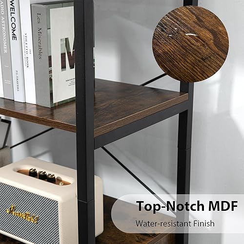 Miniatura 6 de Estantería industrial con cajones de archivador, estantería de 62.7 pulgadas de alto de 4 niveles, organizador de gabinete de oficina en casa de