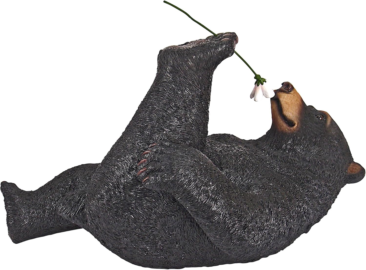 Design Toscano Smell The Flowers Garden Bear Statue