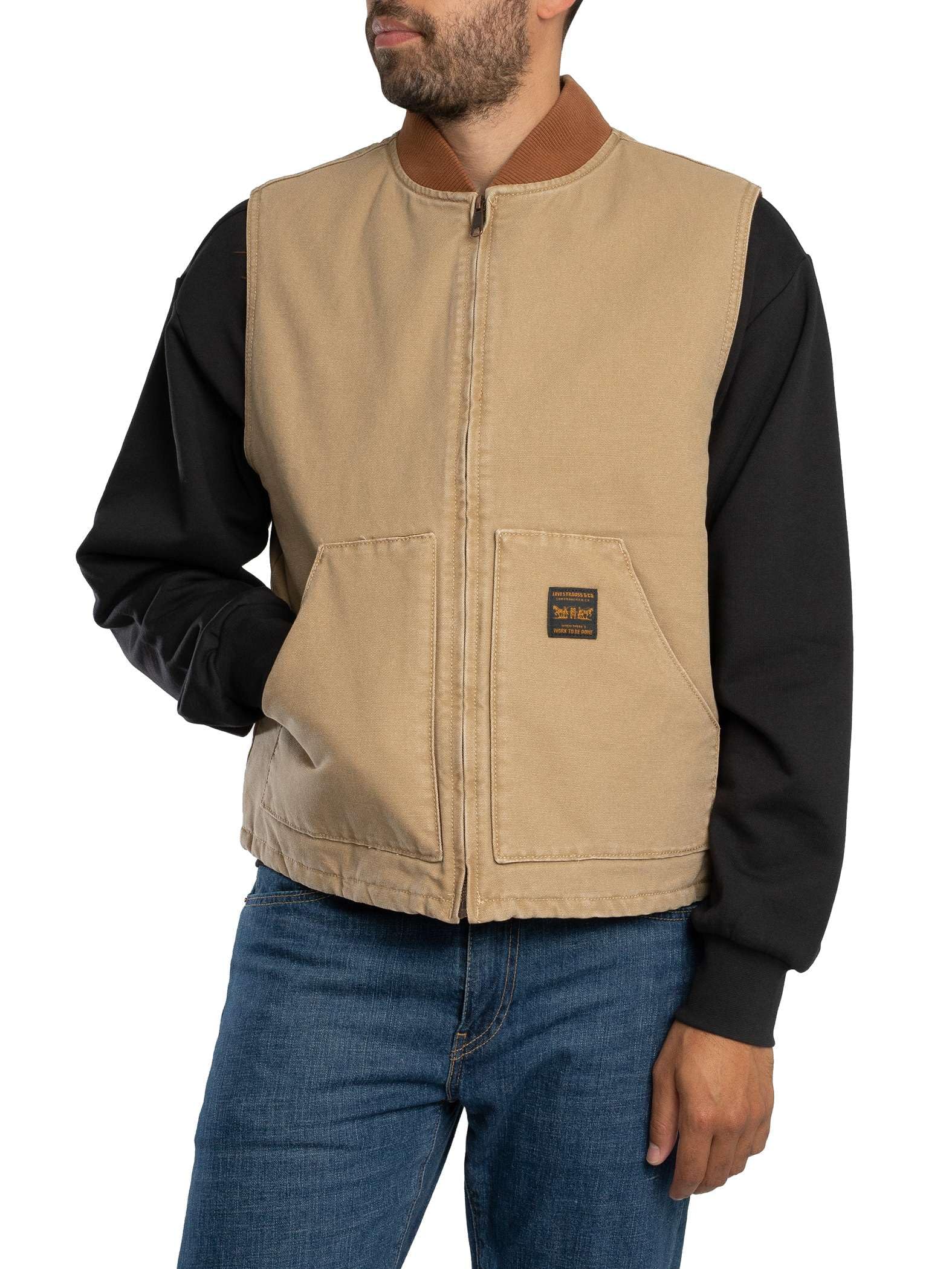 Levi's Męski Kamizelka Sansime, Eye Canvas, XL