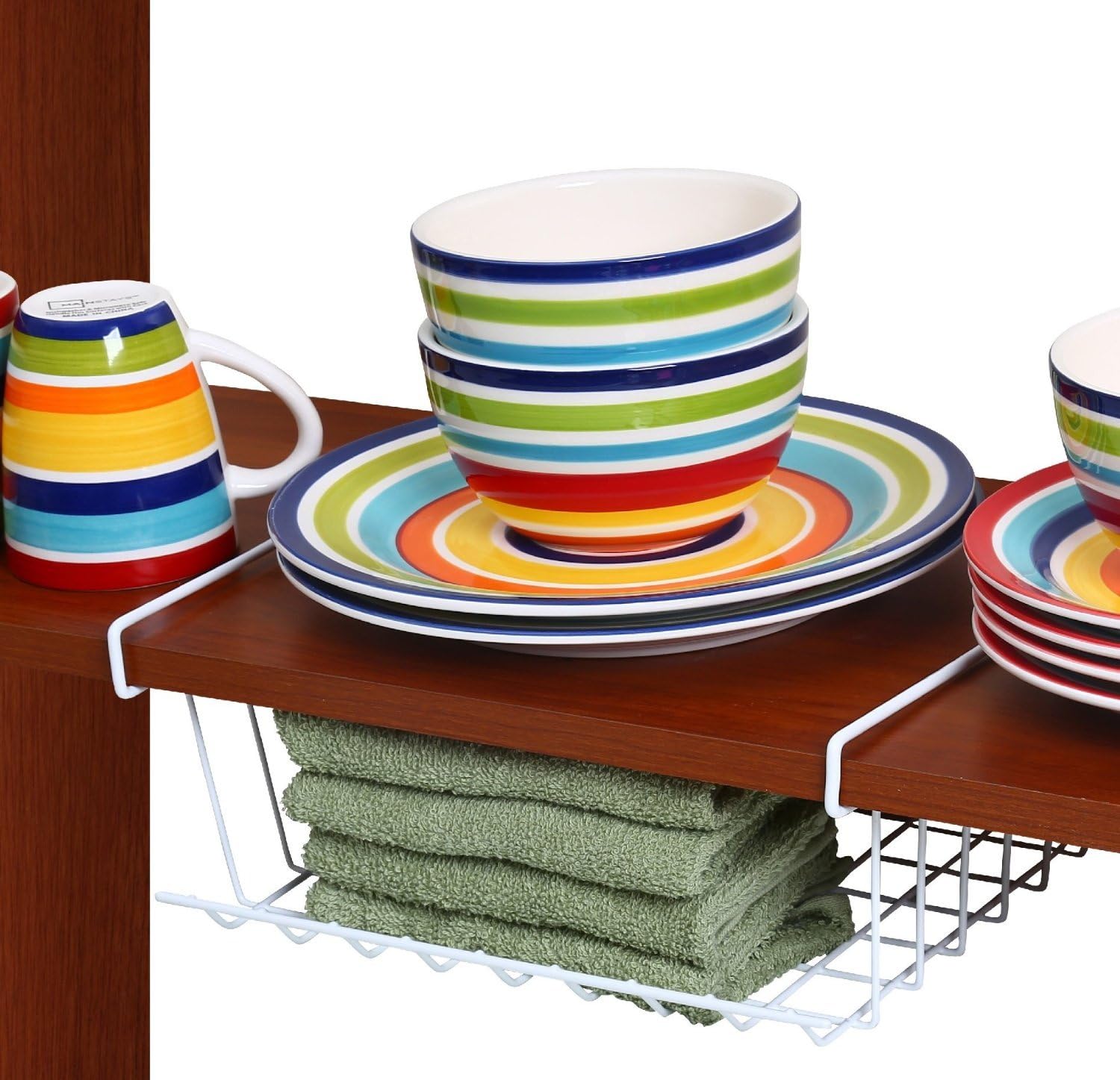 Ybm Home, Under Shelf Storage Organizer Basket, Kitchen