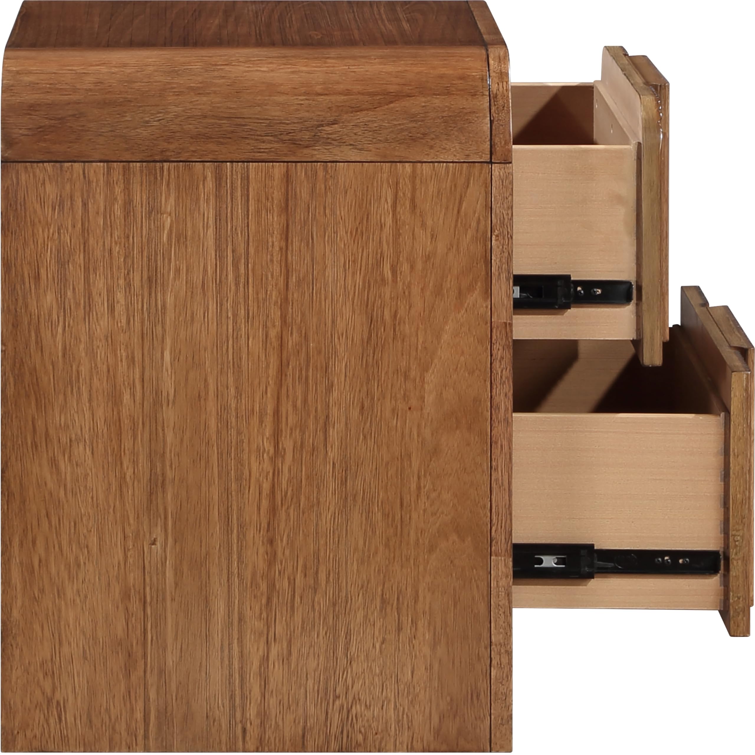 Amazon.com: Meridian Furniture 314Walnut-NS Fluted Collection Art