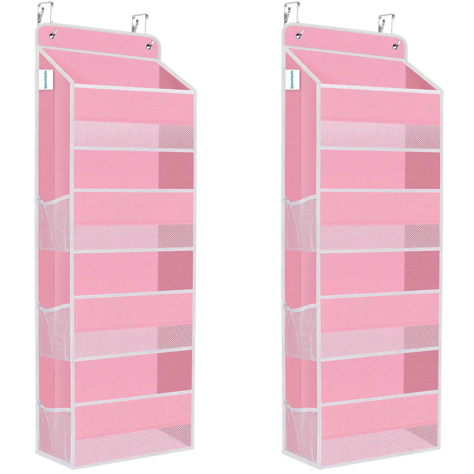 2 Pcs Over The Door Organizer Large Capacity Hanging Storage Room Organizer
