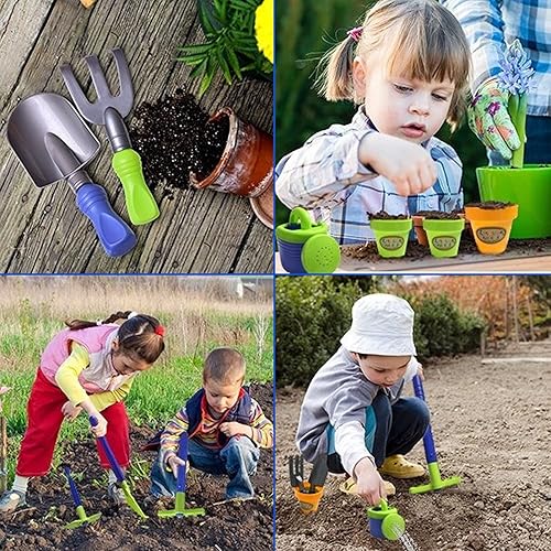 Miniatura 4 de Jardín Wagon  Herramientas juguete Juego Para Niños Con 8herramientas de jardinería 4macetas cubeta de agua y sprayideal para playa  Sand too