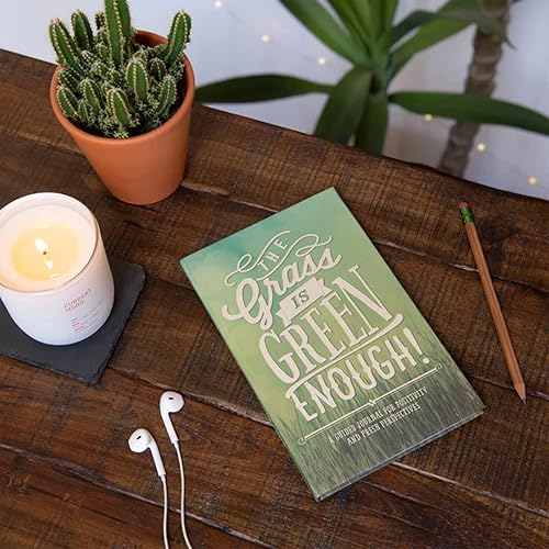 Miniatura 6 de Studio Oh! Diario de positividad guiada por Studio Oh! – The Grass is Green Enough – 5 x 8 pulgadas – Diario de tapa dura bellamente ilustrado de